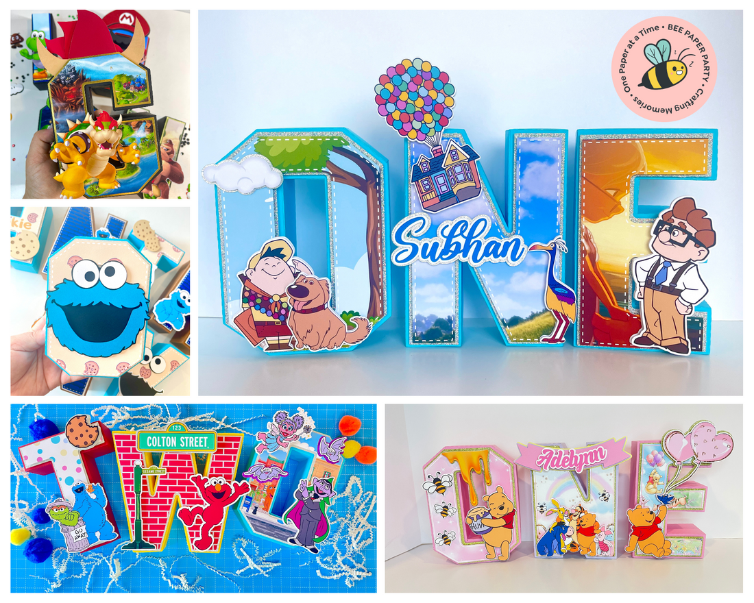 Crafting 3D Letters from the Heart: My Paper Cardstock Journey