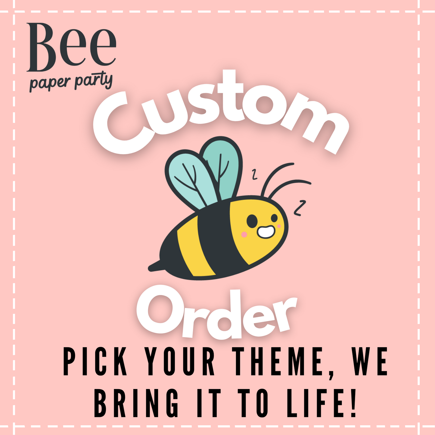 Custom Order - Choose your favorite theme! - CAKE TOPPER