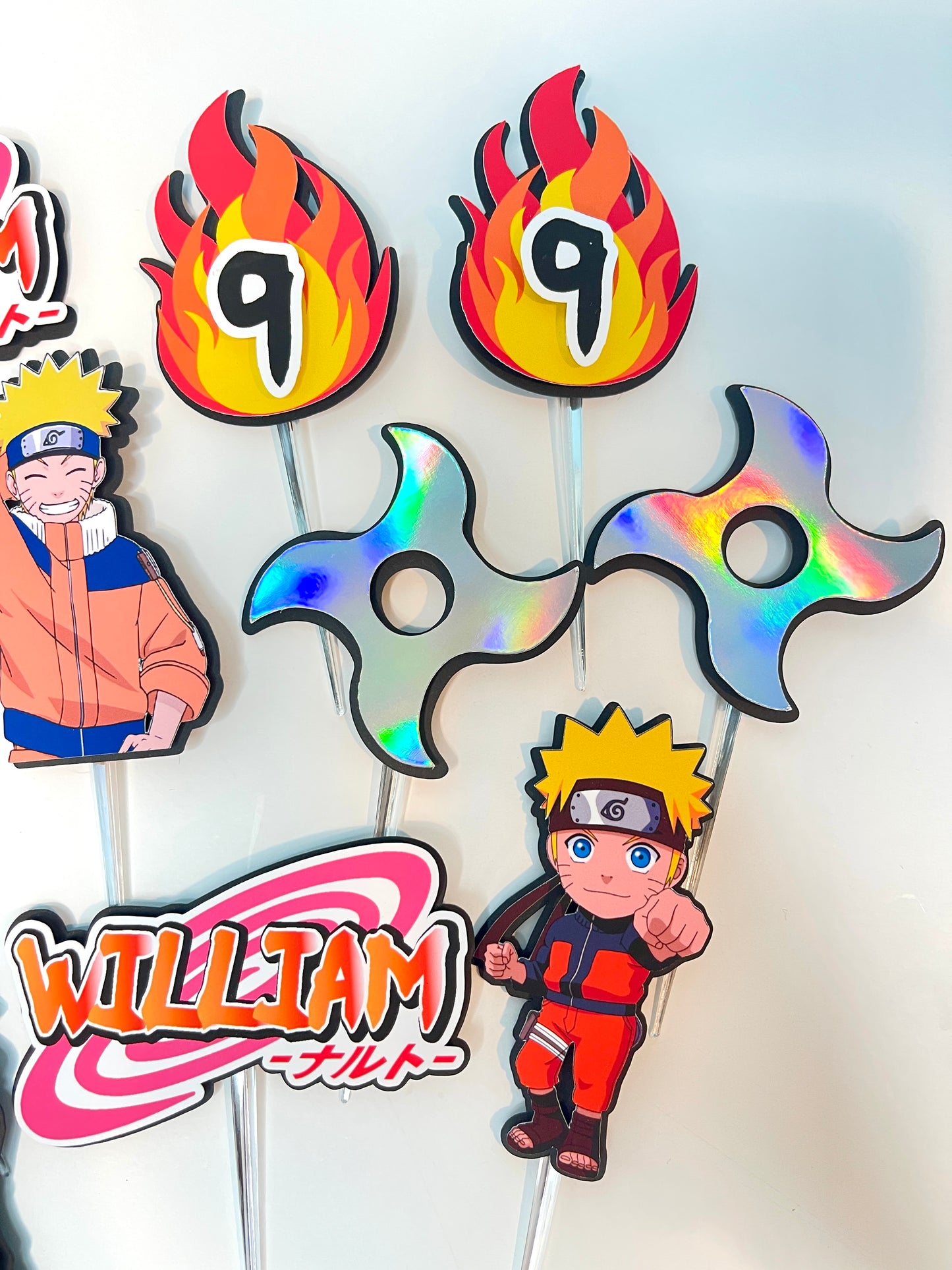 Naruto Cupcake Toppers - SET OF 12