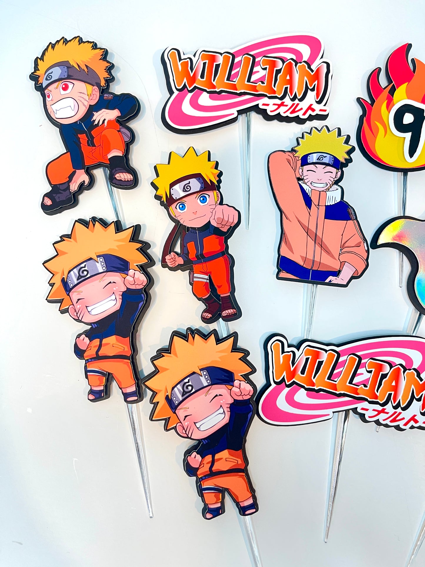 Naruto Cupcake Toppers - SET OF 12