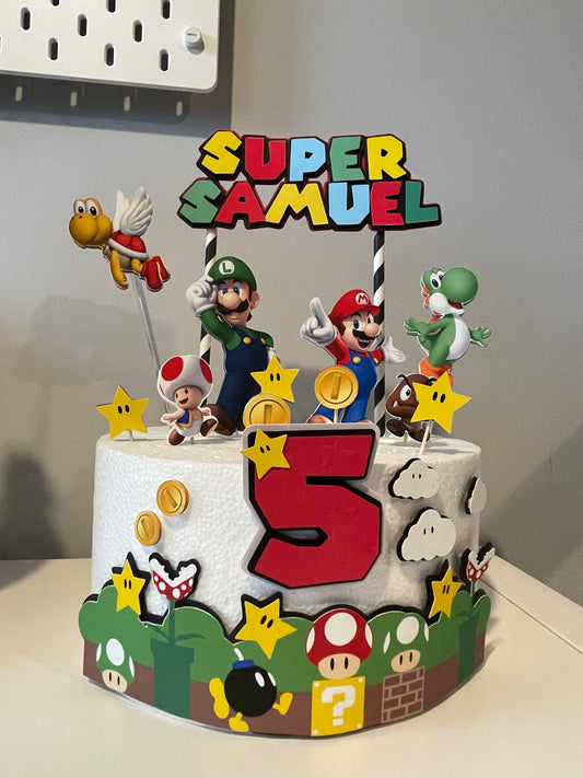 Super Mario Cake Topper