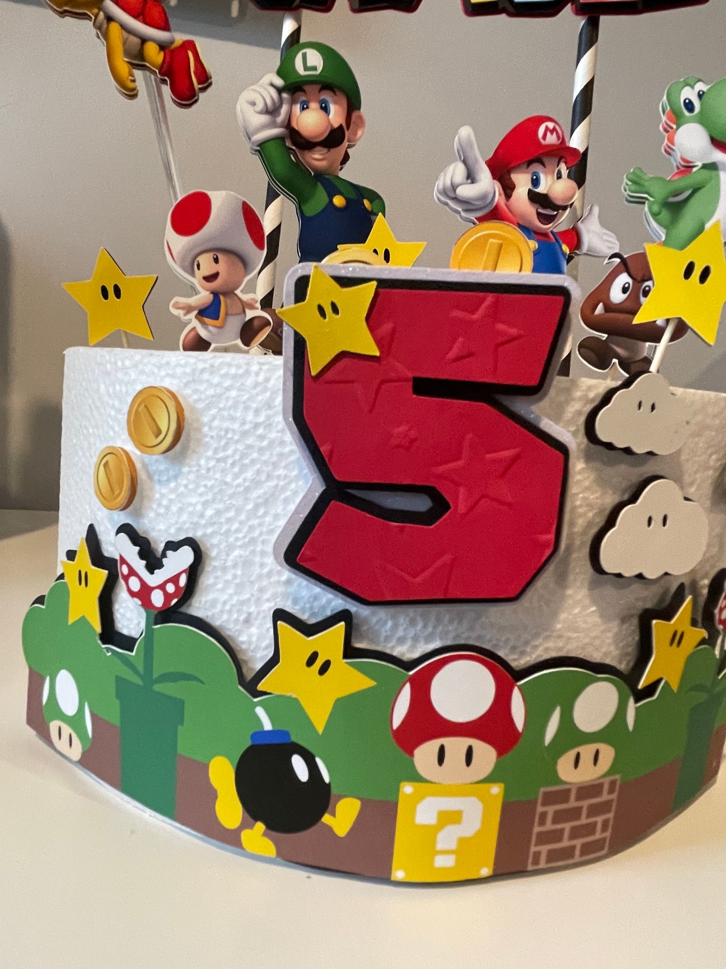 Super Mario Cake Topper