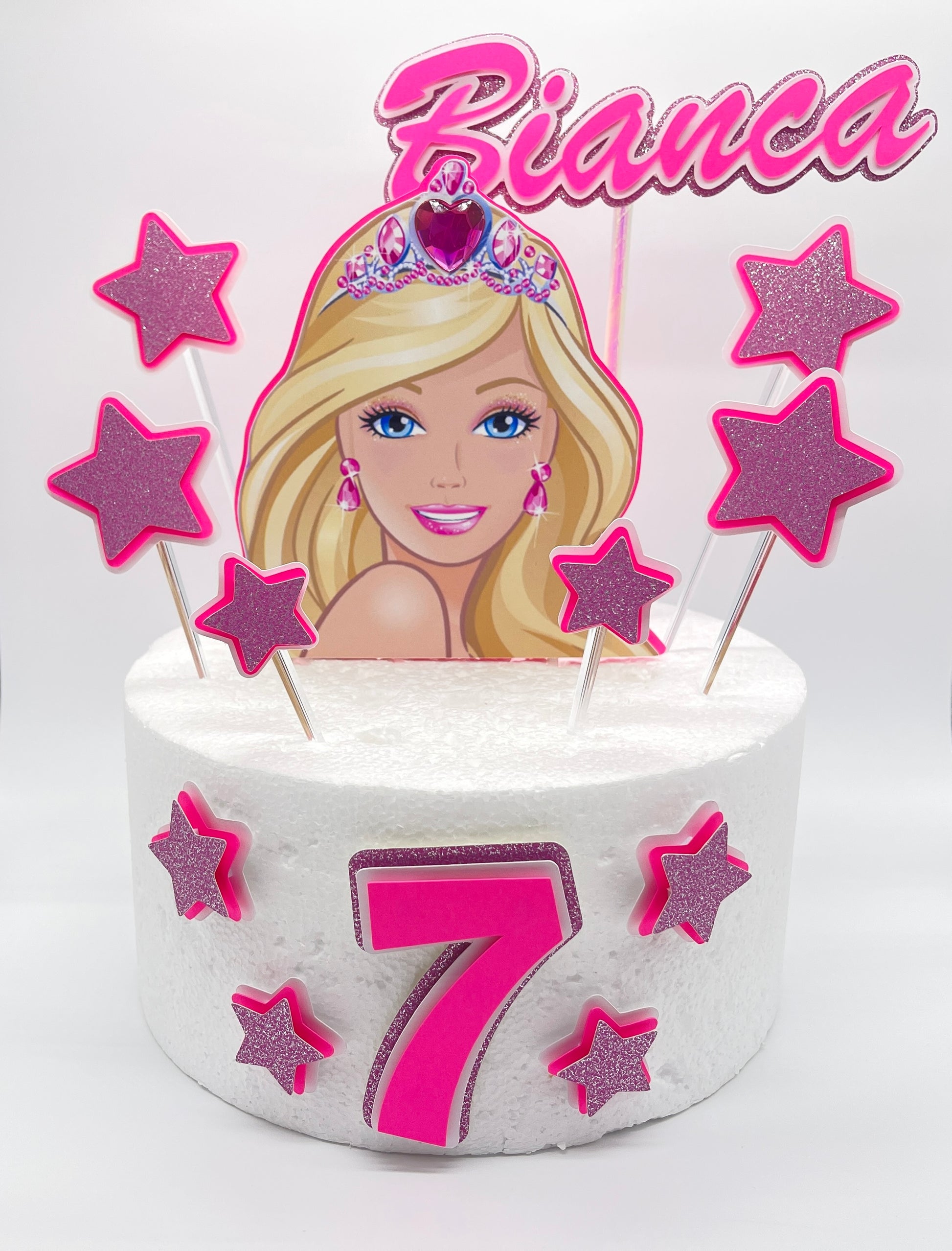 Mehak Collection Plastic Barbie Doll Cake Topper, Packaging Type: Polybag