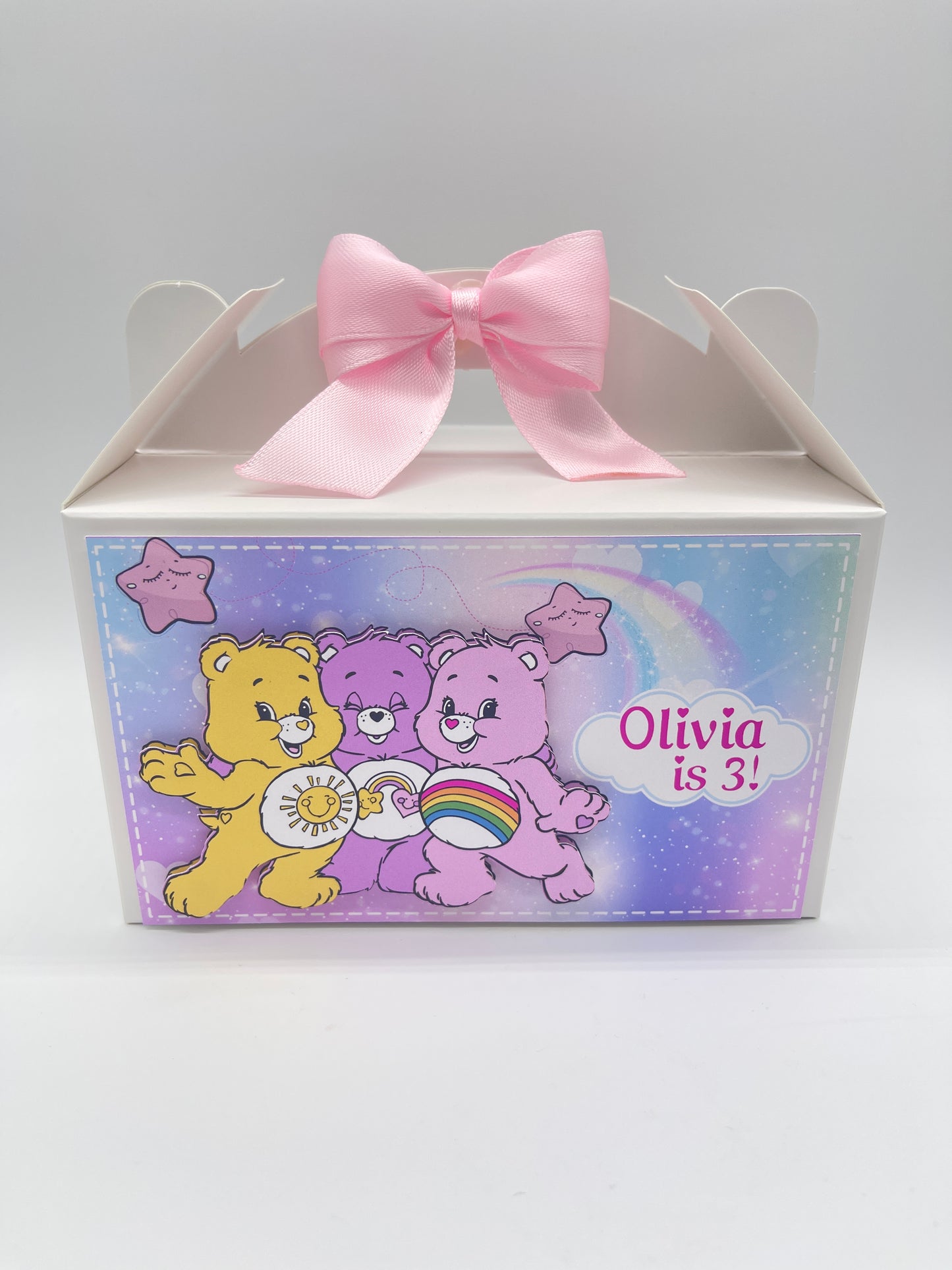 Care Bears Glabe Box - Favor box - Care Bears Goodie Bag