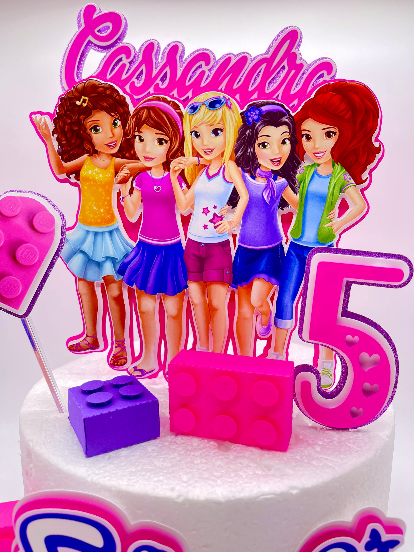 Lego Friends Cake Topper