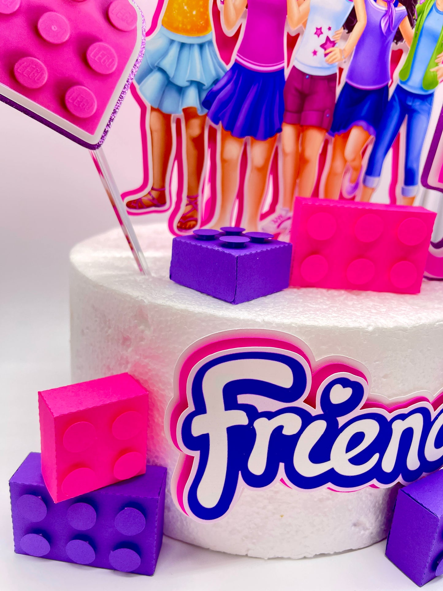 Lego Friends Cake Topper