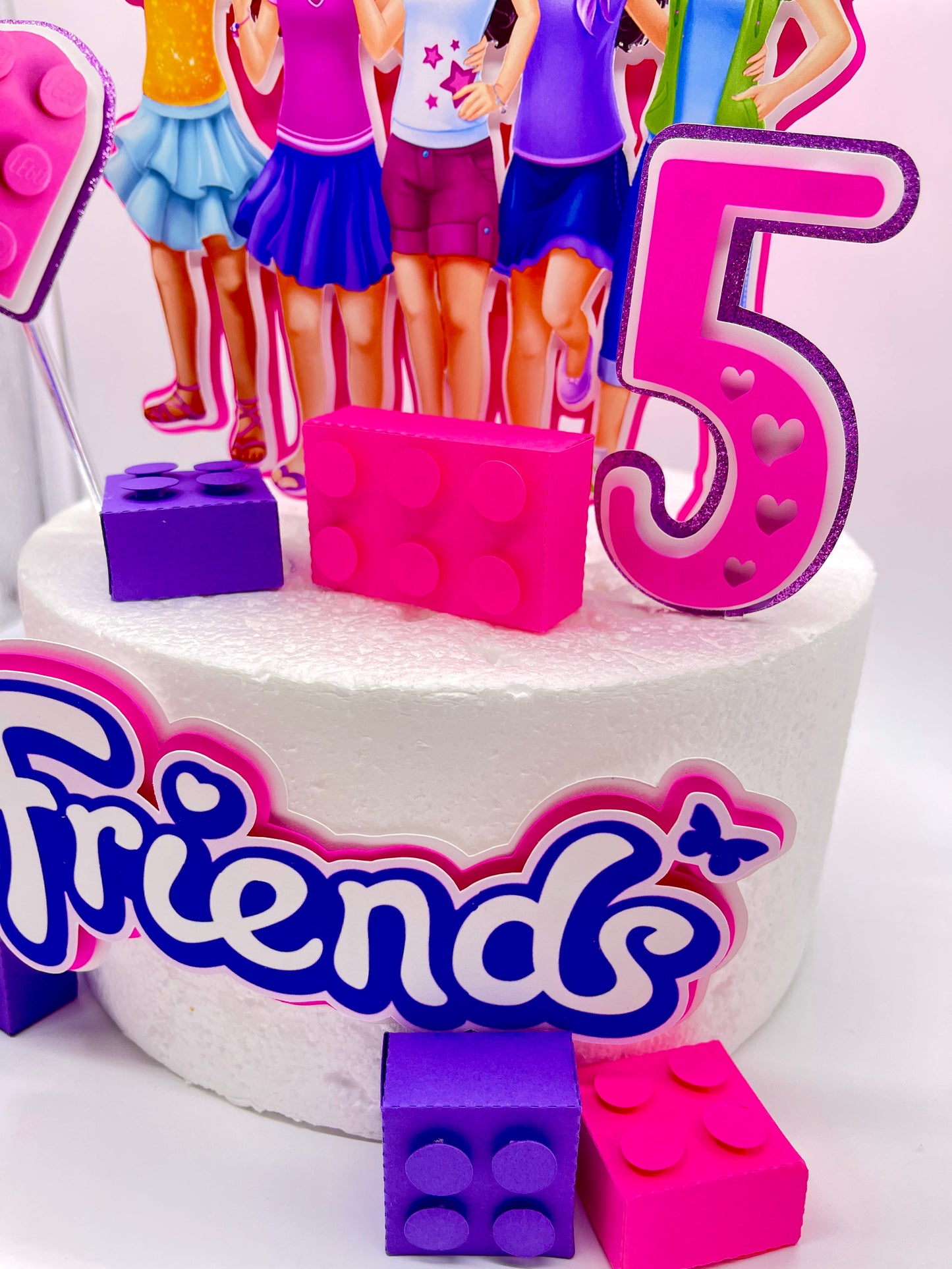 Lego Friends Cake Topper