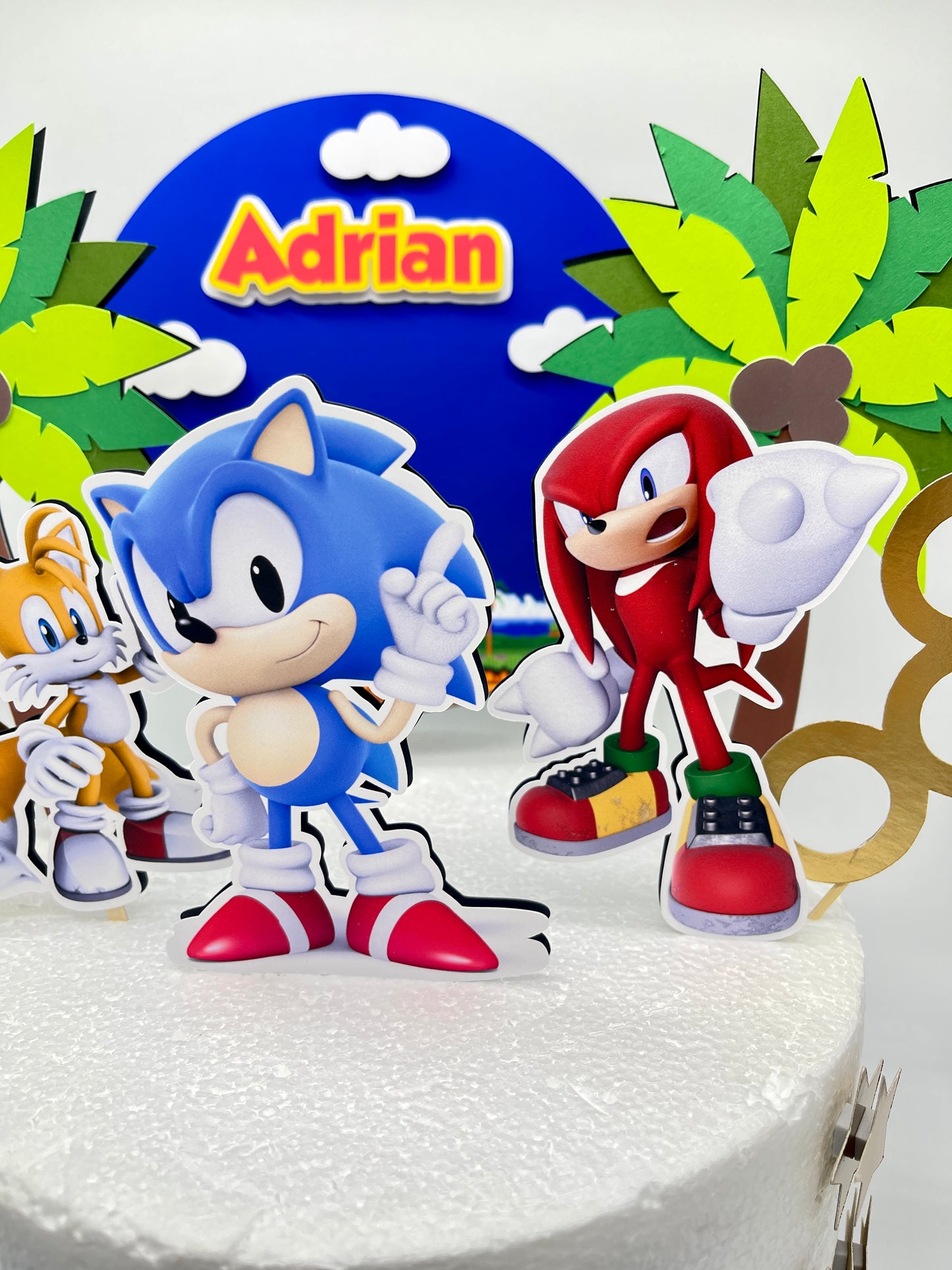 Sonic Cake Topper