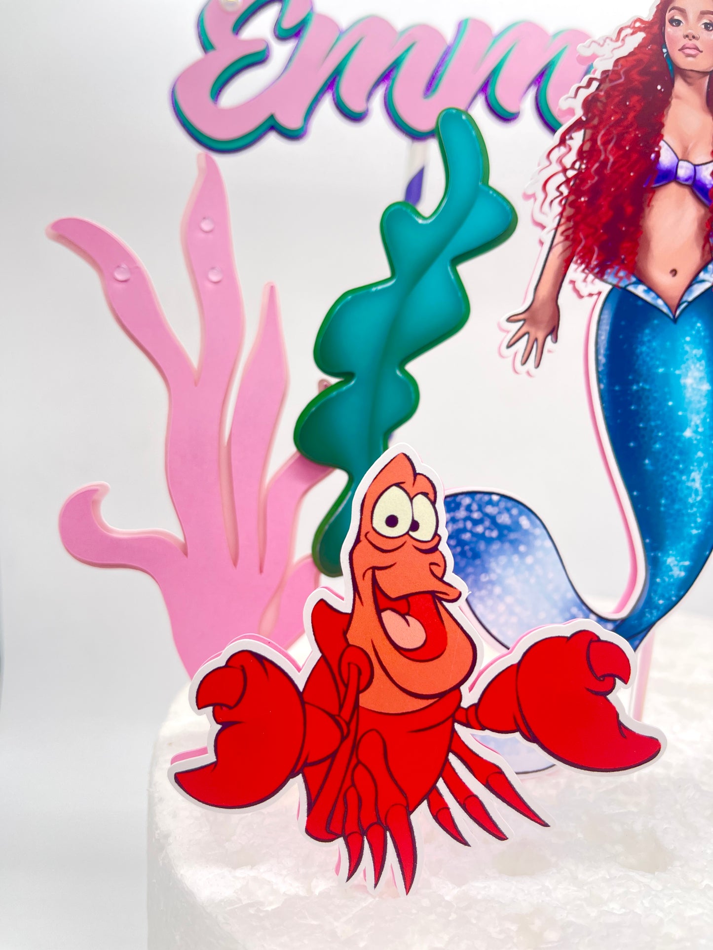 The Little Mermaid Cake Topper