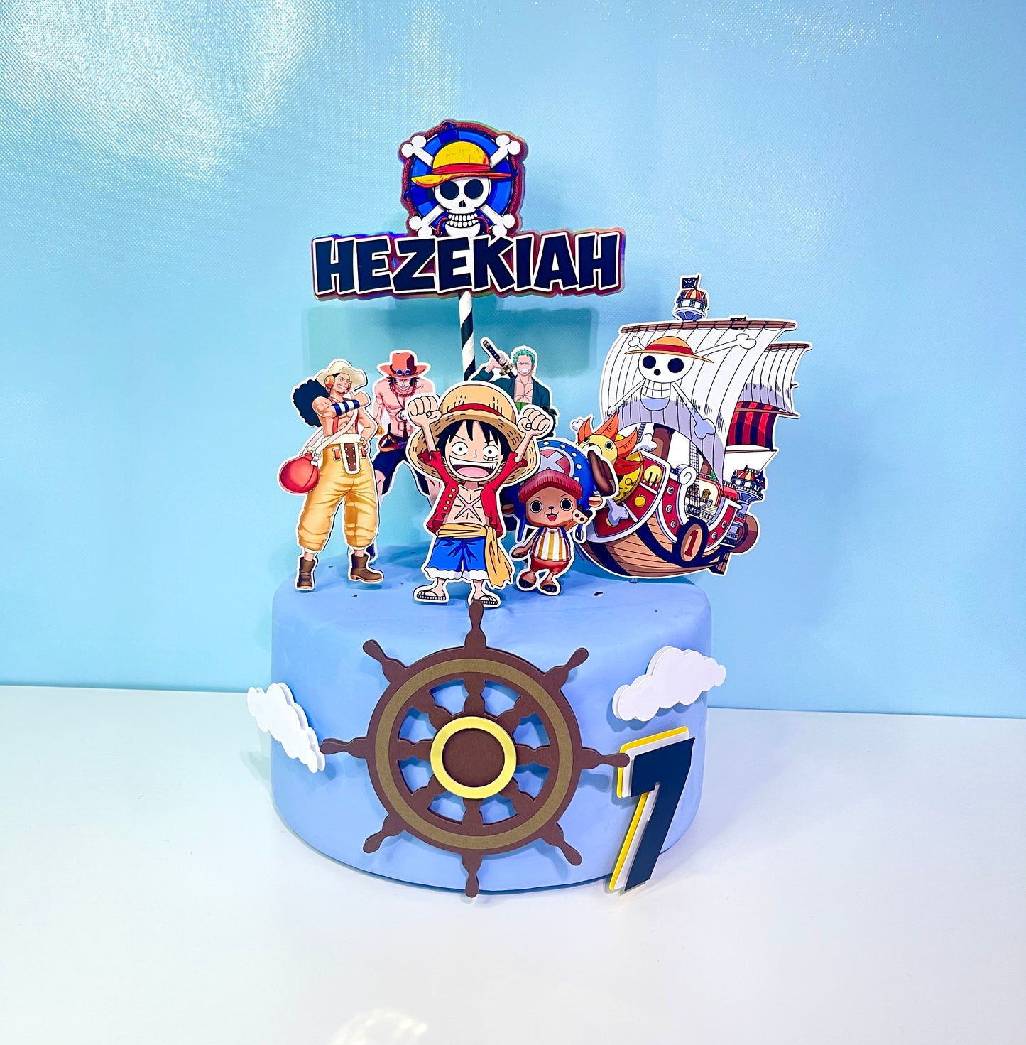 One Piece Cake Topper - One Piece Cake Decorations - One Piece Birthday