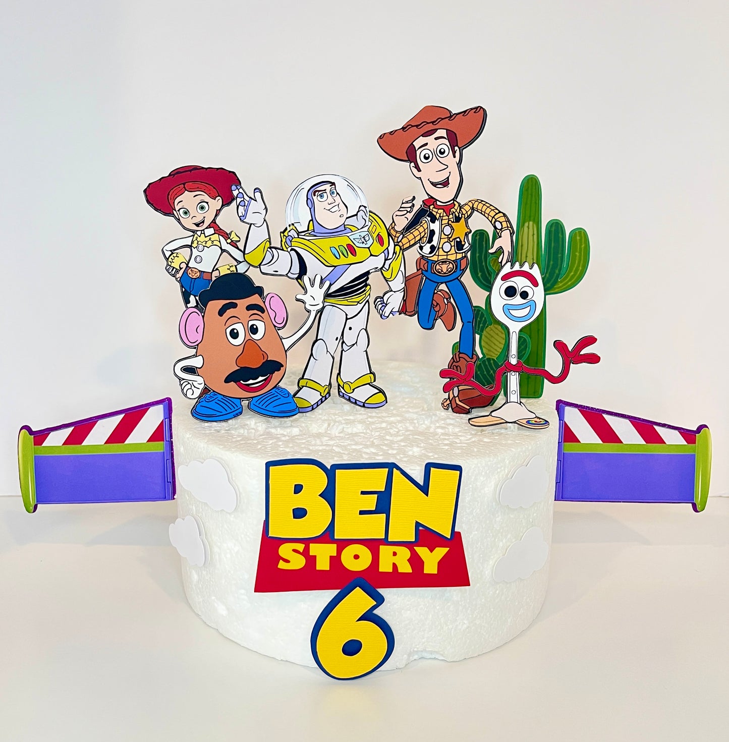 Custom Toy Story Cake Topper by BeePaperParty