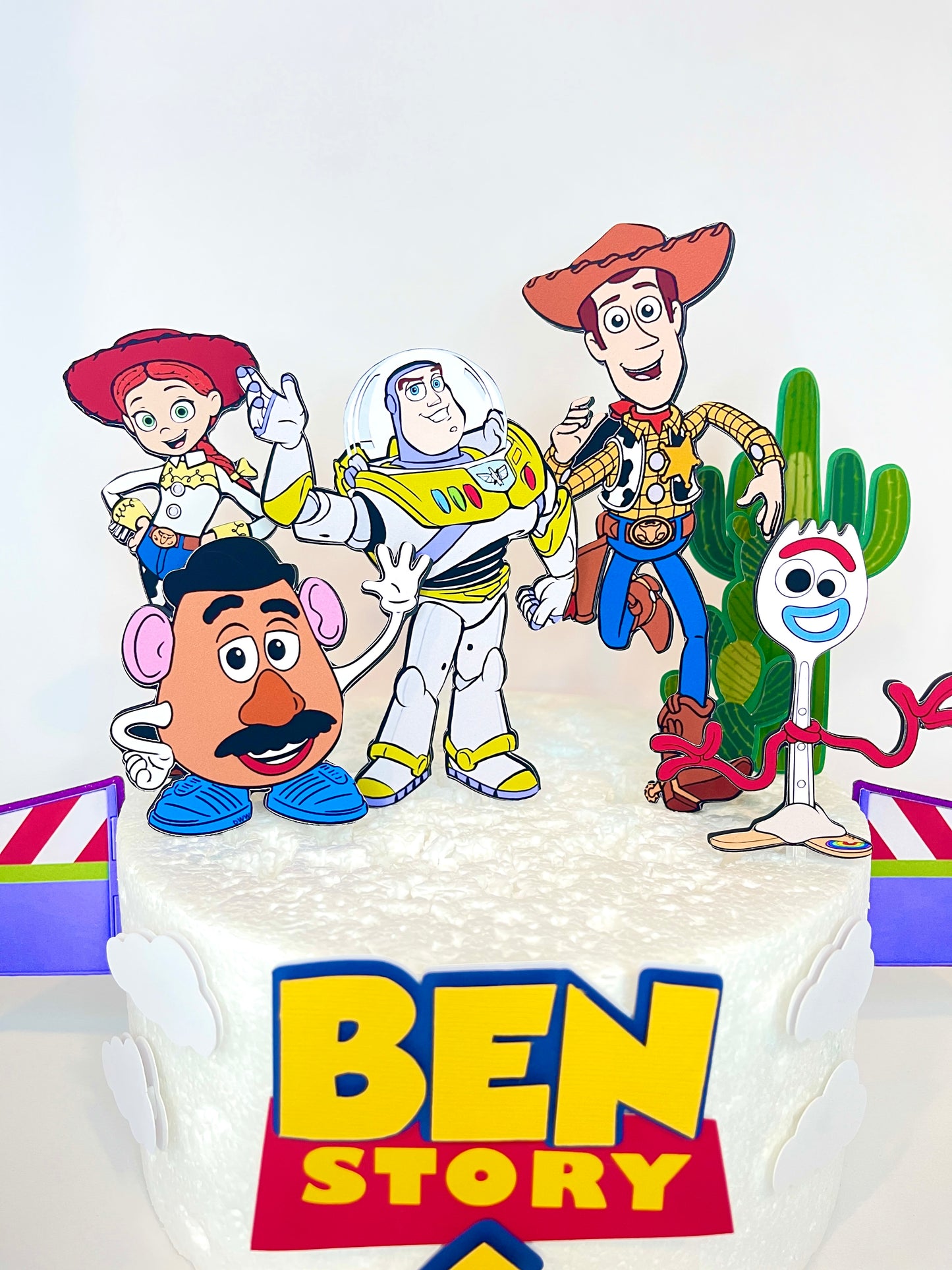 Custom Toy Story Cake Topper by BeePaperParty