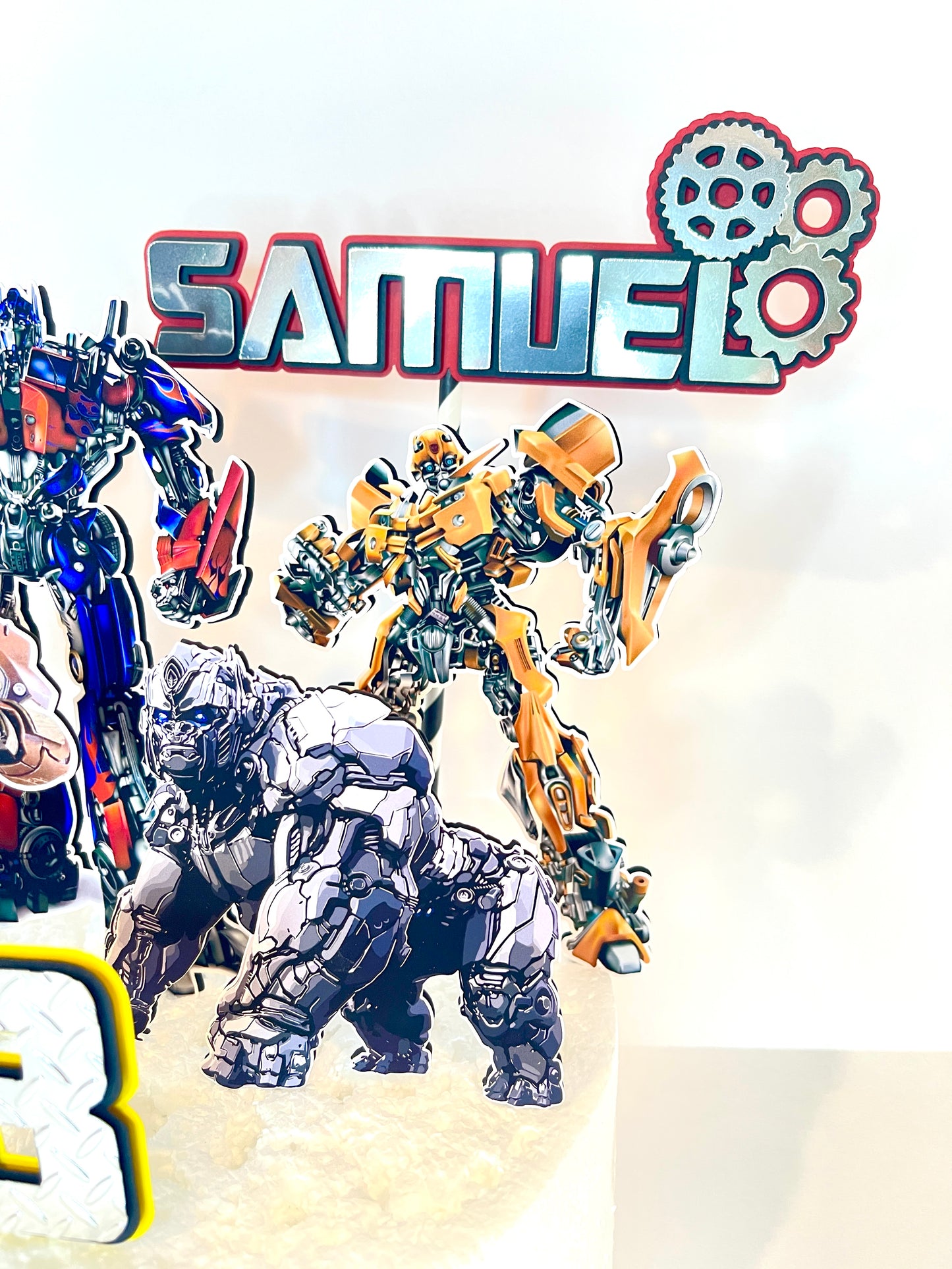 Transformers Cake Topper - Transformers Cake Decorations