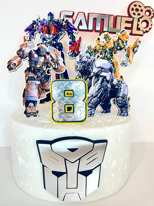 Transformers Cake Topper - Transformers Cake Decorations