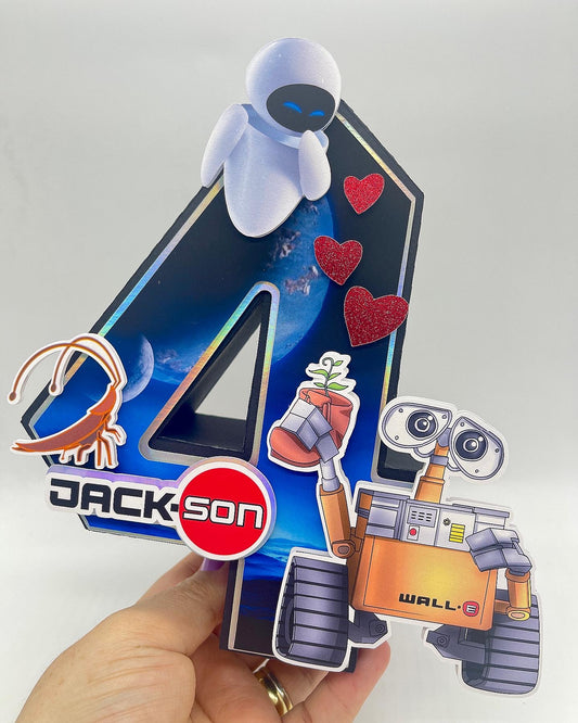 Wall-e 3D number