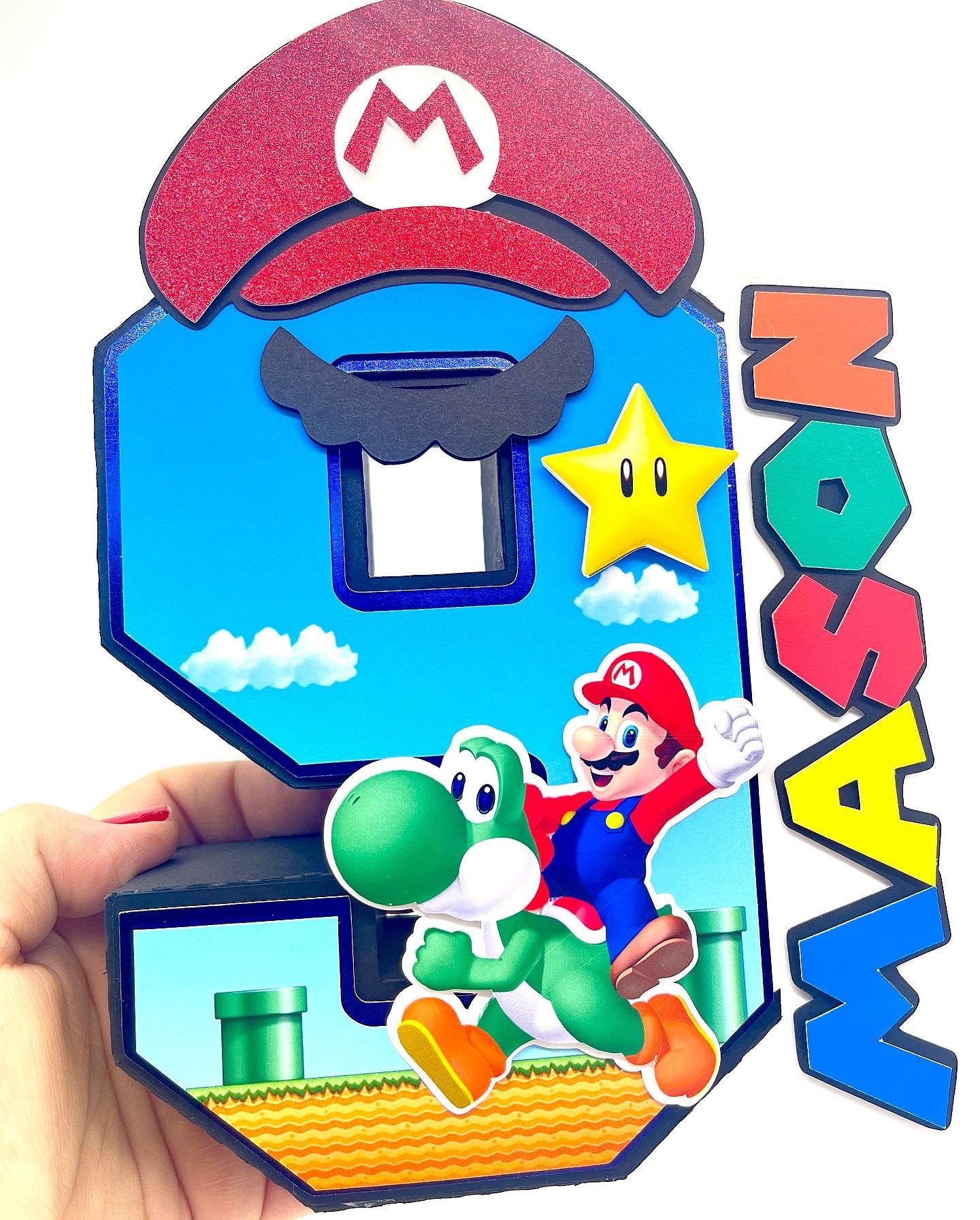 Combo Mario & Luigi 3D Number